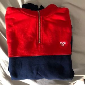 Aritzia Warm Up Quarter-Zip Swearshirt